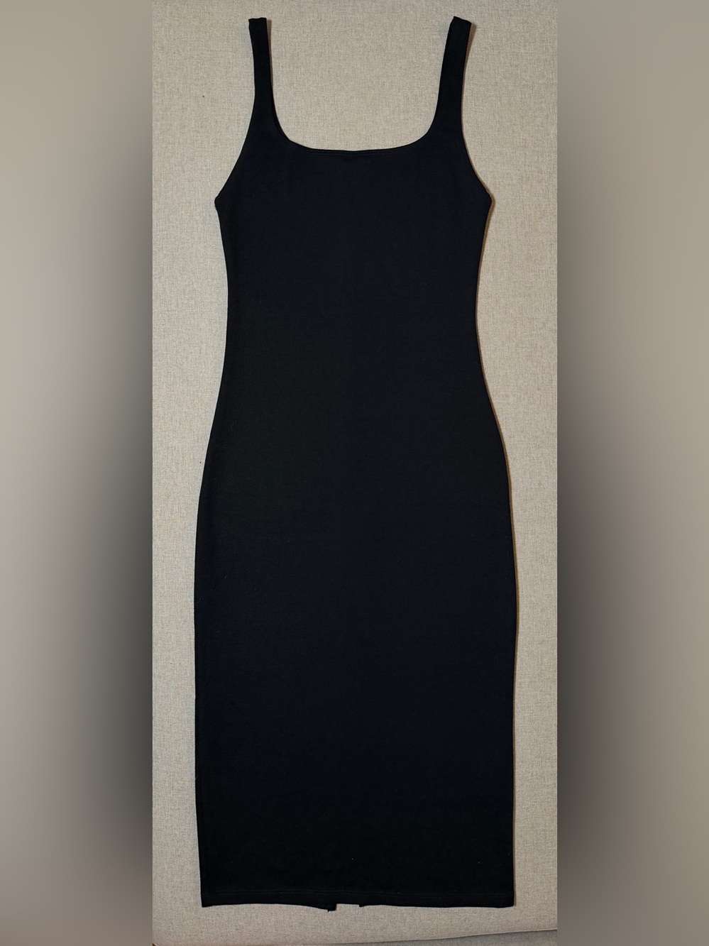 Zara Black Midi Bodycon Dress